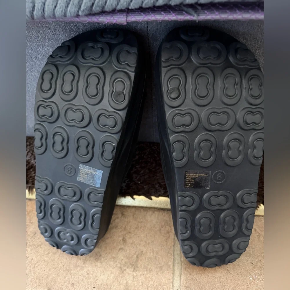 Wild Fable Black Slide Sandals Size 8 Minimalist Casual Comfort Slides - Picture 4 of 7